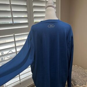 Under Armour Men's Long Sleeve Blue Tee